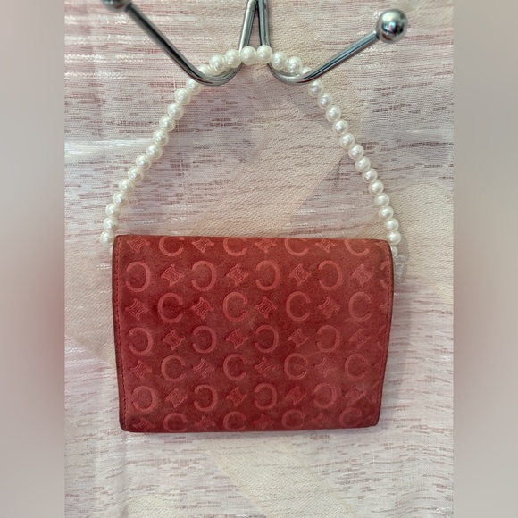 Celine bifold suede wallet. - Picture 2 of 11